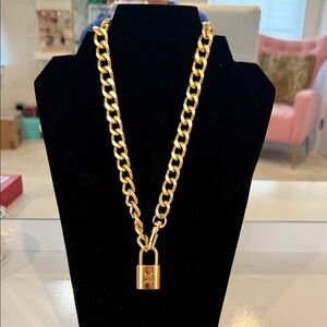 Louis Vuitton padlock and key